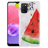 Hoesje geschikt voor Samsung Galaxy A03s - Watermeloen Party