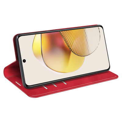 Cazy Wallet Magnetic Hoesje geschikt voor Motorola Moto G73 - Rood