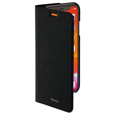 Hama Booklet Slim Pro Cover Hoesje geschikt voor Apple iPhone 11 - Zwart