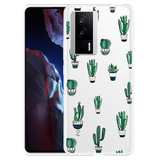 Hoesje geschikt voor Poco F5 Pro Green Cactus