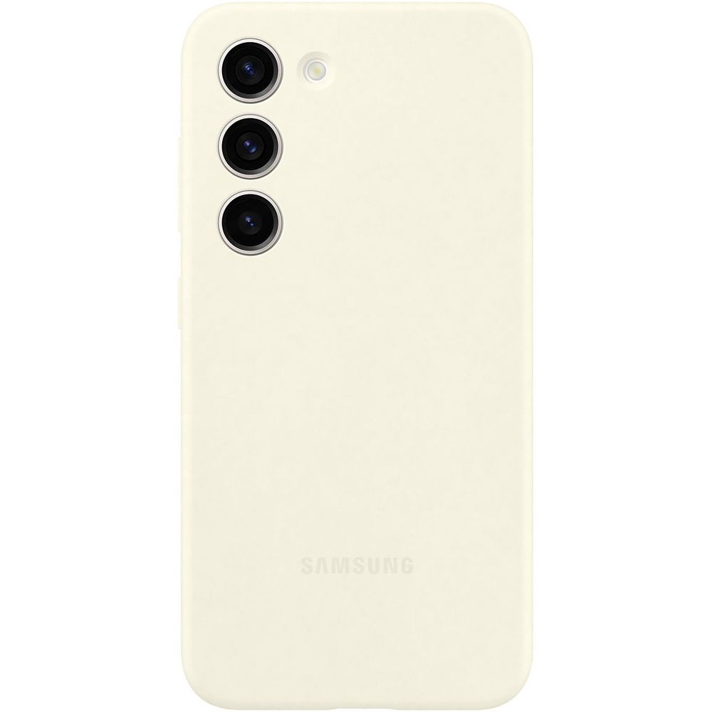 Samsung Galaxy S23+ Hoesje - Samsung Silicone Case - Cream