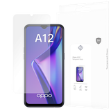 Cazy Tempered Glass Screen Protector geschikt voor Oppo A12 - Transparant