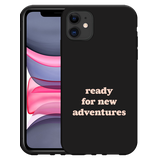 Hoesje Zwart geschikt voor iPhone 11 New Adventures