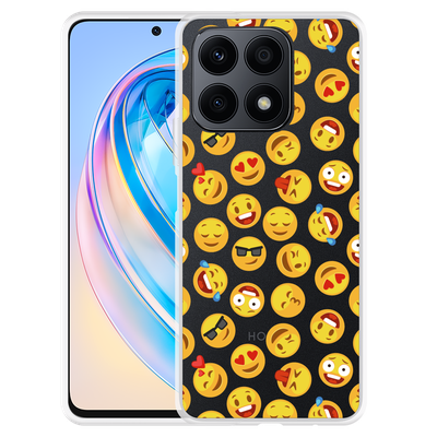 Cazy Hoesje geschikt voor Honor X8a Emoji