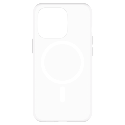 Cazy Soft TPU Hoesje geschikt voor iPhone 14 Pro - met Magnetische Ring - Transparant