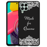Hoesje Zwart geschikt voor Samsung Galaxy M53 - Made for queens