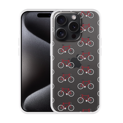 Cazy Hoesje geschikt voor iPhone 15 Pro Fietsen