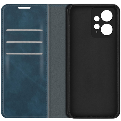 Cazy Wallet Magnetic Hoesje geschikt voor Xiaomi Redmi Note 12 4G - Blauw