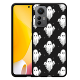 Hoesje Zwart geschikt voor Xiaomi 12 Lite - Spookjes