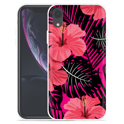 Cazy Hoesje geschikt voor iPhone Xr - Tropical Flowers