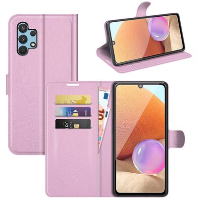 Cazy Portemonnee Wallet Hoesje geschikt voor Samsung Galaxy A32 5G - Roze