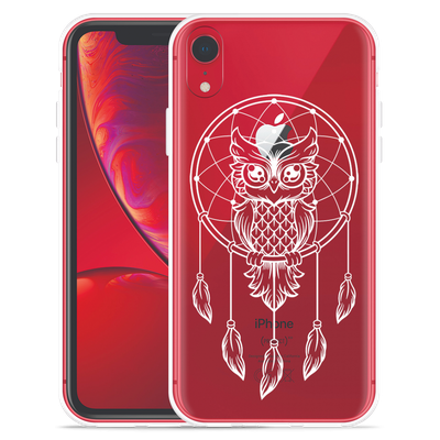 Cazy Hoesje geschikt voor iPhone Xr - Dream Owl Mandala