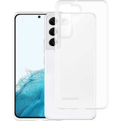 Cazy TPU Hoesje met Koord geschikt voor Samsung Galaxy S22 - Transparant