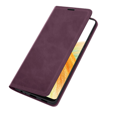 Cazy Wallet Magnetic Hoesje geschikt voor Samsung Galaxy A33 - Paars