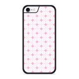 Hardcase hoesje geschikt voor iPhone 8 - Geometrisch Pink