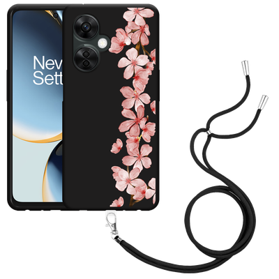 Cazy Hoesje met koord geschikt voor OnePlus Nord CE 3 Lite 5G Flower Branch