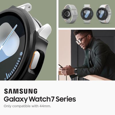 Spigen Hoesje geschikt voor Samsung Galaxy Watch7 44mm - Liquid Air - Zwart