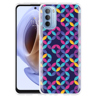 Cazy Hoesje geschikt voor Motorola Moto G41 - Abstractie