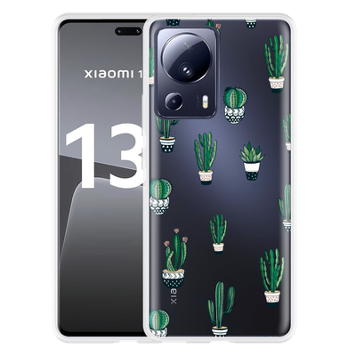Cazy Hoesje geschikt voor Xiaomi 13 Lite Green Cactus
