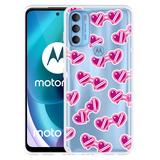 Hoesje geschikt voor Motorola Moto G71 - Hartjes Zonnebrillen