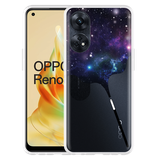Hoesje geschikt voor Oppo Reno8 T 4G Galaxy Toverstaf