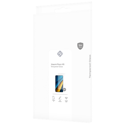 Cazy Screenprotector geschikt voor Xiaomi Poco X6 - 2 stuks Screenprotector van Gehard Glas