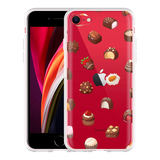Hoesje geschikt voor iPhone SE 2020 - Chocolates