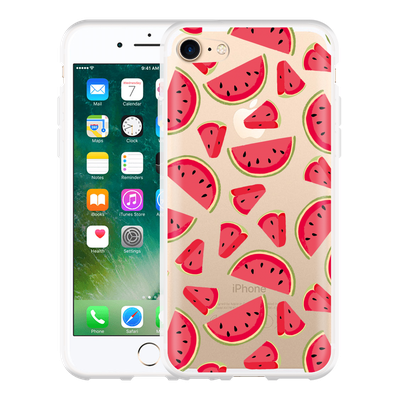 Cazy Hoesje geschikt voor iPhone 7 - Watermeloen