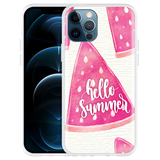 Hoesje geschikt voor iPhone 12 Pro - Summer Melon
