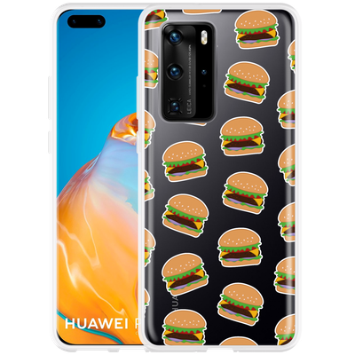 Cazy Hoesje geschikt voor Huawei P40 Pro - Burgers