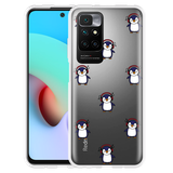 Cazy Hoesje geschikt voor Xiaomi Redmi 10 2022 - Penguin Chillin