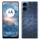 Hoesje geschikt voor Motorola Moto G04/G04s/G24/G24 Power Formula 1 Tracks