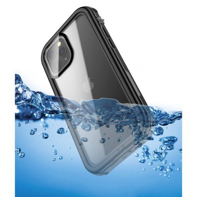 Cazy Waterdicht Hoesje geschikt voor iPhone 13 Mini - Zwart