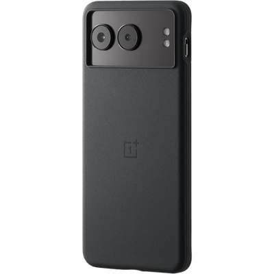 OnePlus Hoesje geschikt voor OnePlus Nord 4 - Sandstone Bumper Case - Zwart