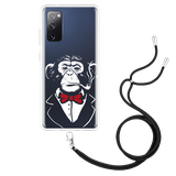 Hoesje met Koord geschikt voor Samsung Galaxy S20 FE - Smoking Chimp