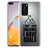Hoesje geschikt voor Huawei P40 - Goals are for Men