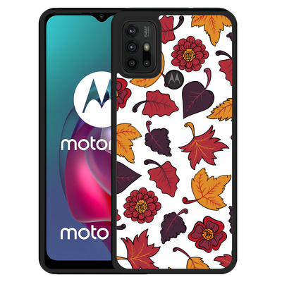 Cazy Hardcase hoesje geschikt voor Motorola Moto G10 - Herfstbladeren