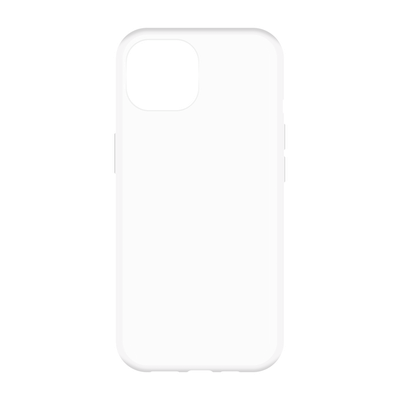 Just in Case iPhone 15 - Soft TPU Case with Necklace Strap - Clear