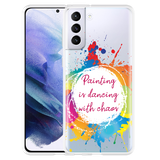 Hoesje geschikt voor Samsung Galaxy S21 Plus - Painting