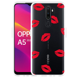 Cazy Hoesje geschikt voor Oppo A5 2020 - Red Kisses