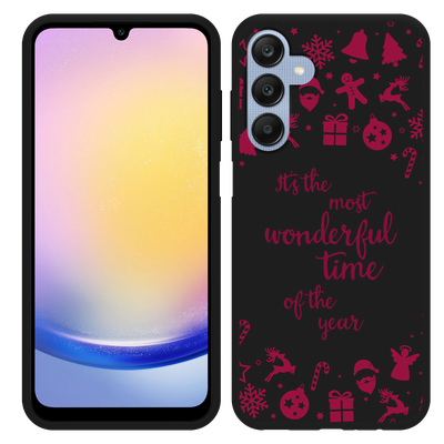 Cazy Hoesje Zwart geschikt voor Samsung Galaxy A25 Most Wonderful Time