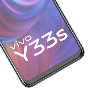Cazy Tempered Glass Screen Protector geschikt voor vivo Y33s - Transparant