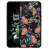 Hoesje Zwart geschikt voor OnePlus 10T - Poppy Roses