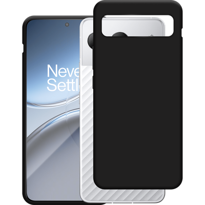 Just in Case Oneplus Nord 4 - Soft TPU Case with Necklace Strap - Black