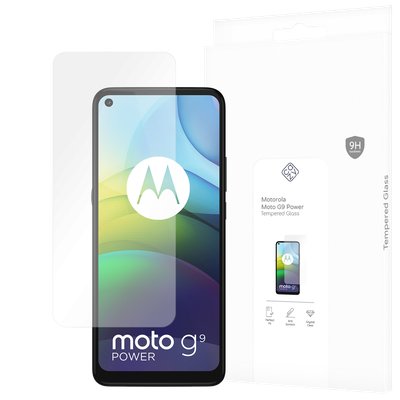 Cazy Tempered Glass Screen Protector geschikt voor Motorola Moto G9 Power - Transparant