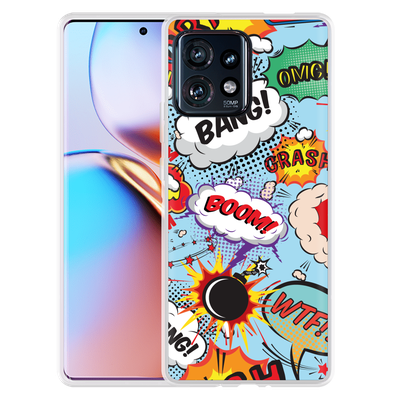 Cazy Hoesje geschikt voor Motorola Edge 40 Pro Comic