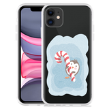 Hoesje geschikt voor iPhone 11 - Candy Pinguin