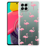Hoesje geschikt voor Samsung Galaxy M53 - Flamingo