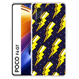 Hoesje geschikt voor Poco F4 GT - Pop Art Lightning