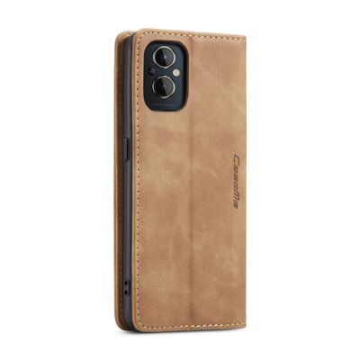 Caseme Hoesje geschikt voor OnePlus Nord N20 - Retro Wallet Case - Bruin